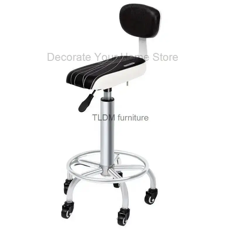 

Kitchen Cooking Lifting Operating Chair Barber Shop Master Sliding Wheel Beauty Salon Chair Backrest Cadeiras Salon Furniture
