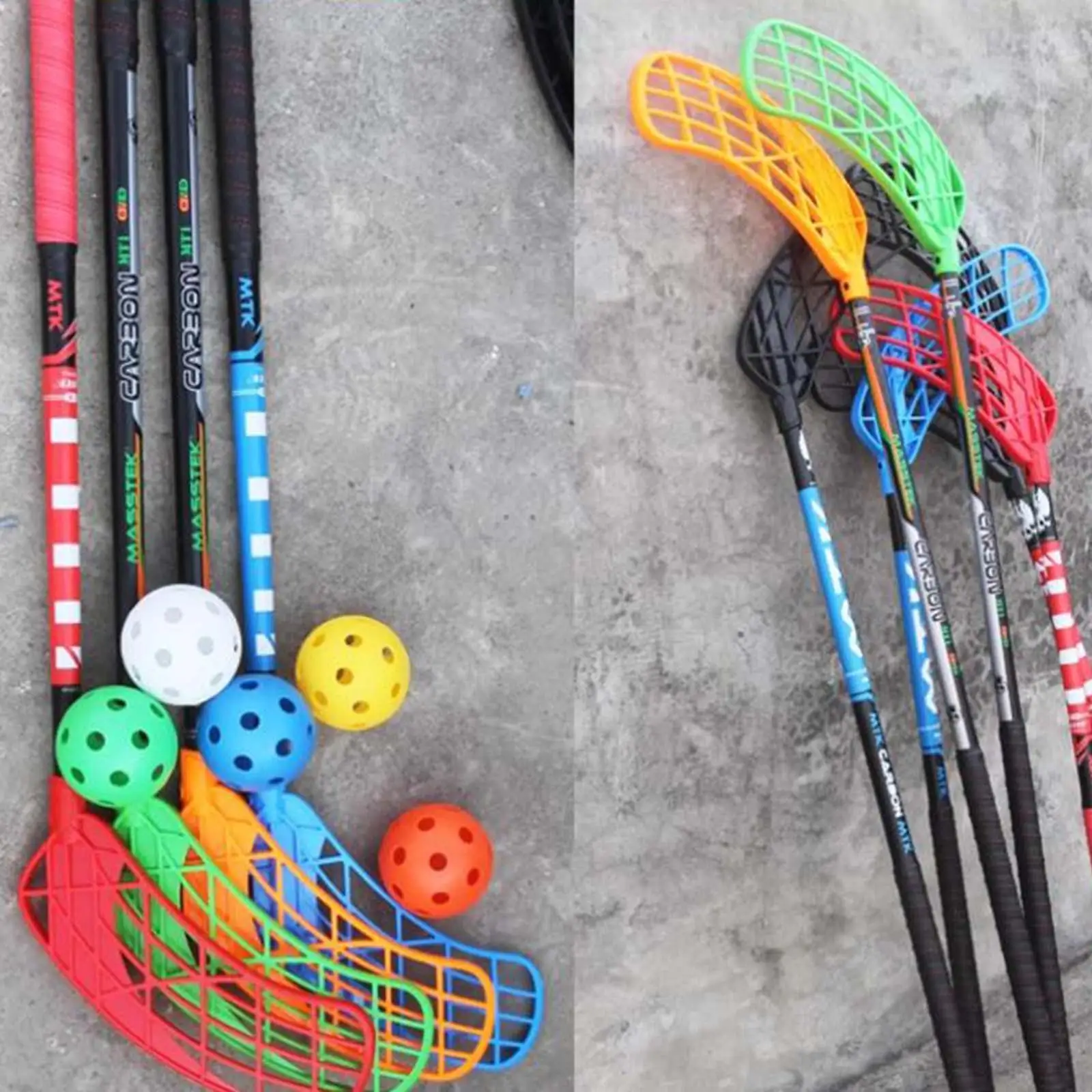 Floorball Stick Carbon Fiber Lightweight Hockey Stick Accessory Gift for Family Friends Player Practice Indoor Use