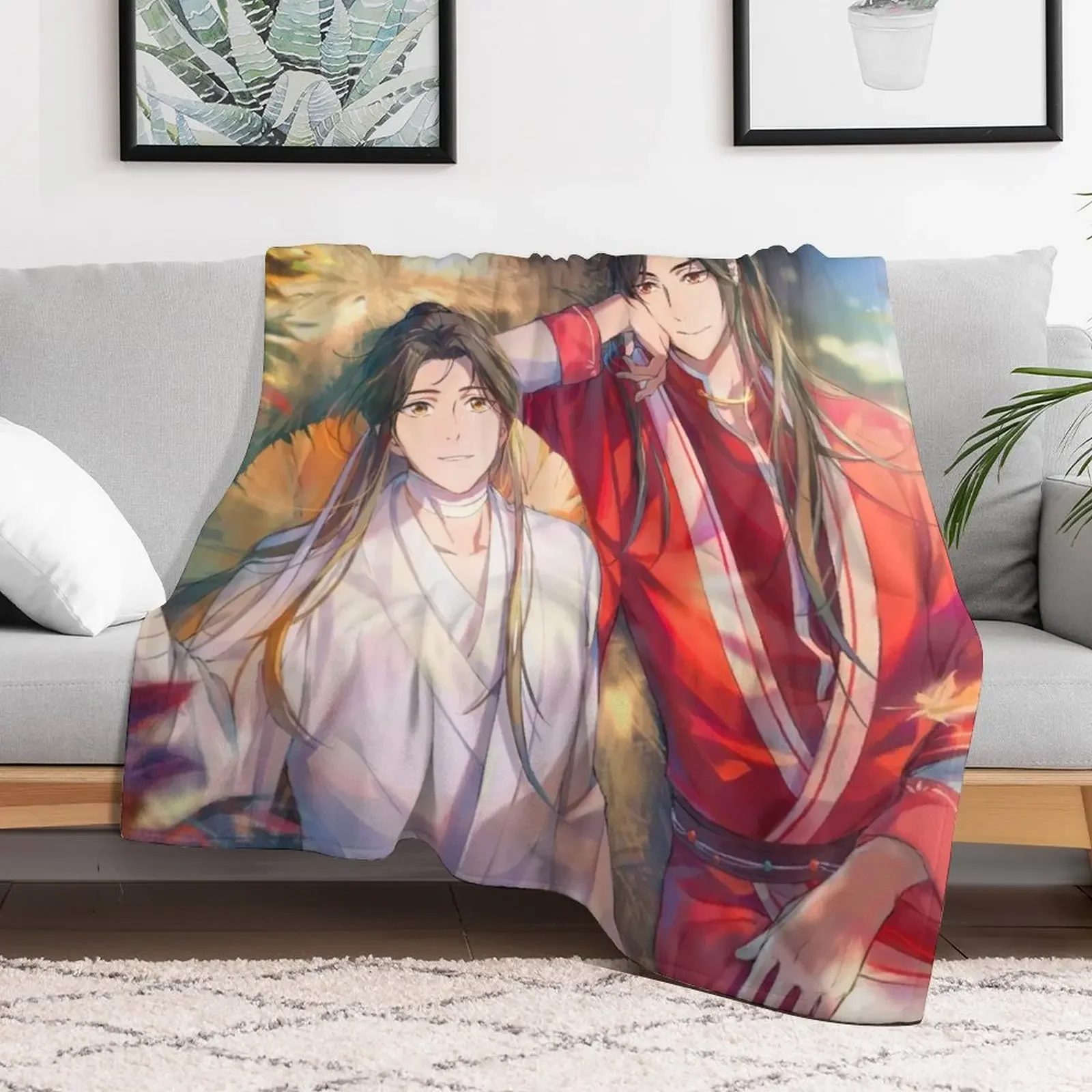 TGCF Hualian 4 Throw Blanket Luxury Thicken Retros Blankets