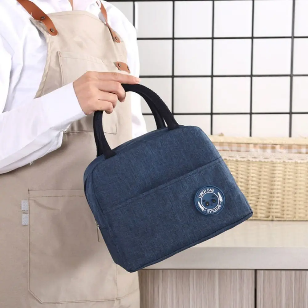 حقيبة الغداء المحمولة علب الاغذية الحرارية معزول قماش حمل الحقيبة أطفال مدرسة المحمولة عشاء الحاويات نزهة تخزين المواد الغذائية