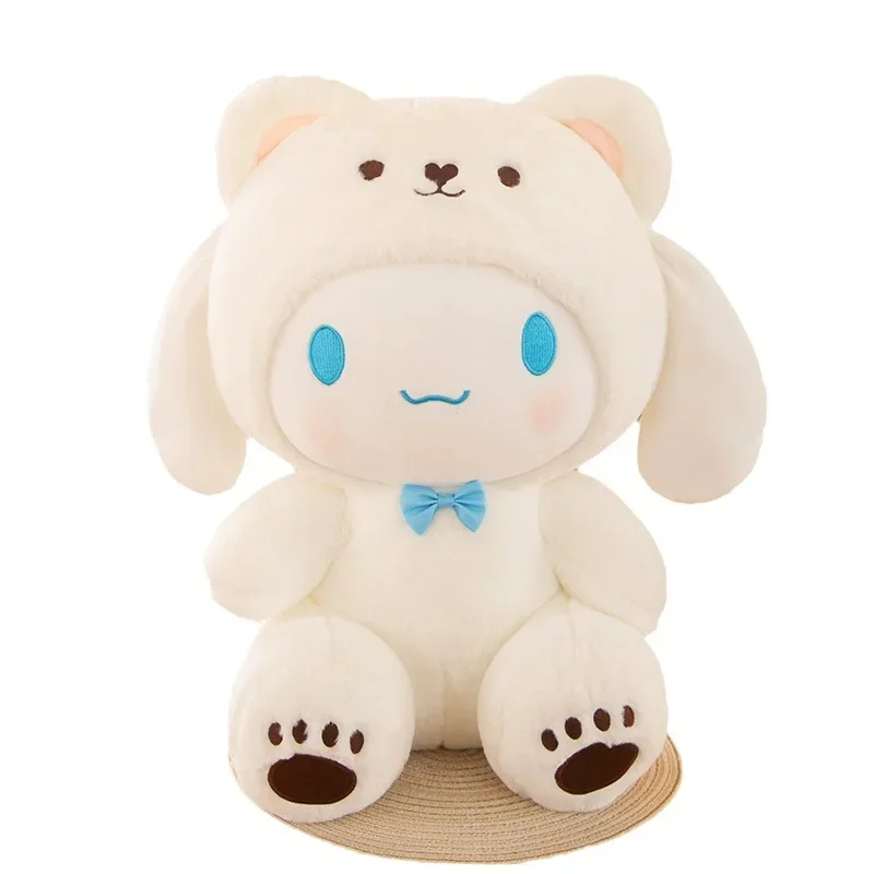 25-45cm Sanrio Plushies Kawaii Hello Kitty Cinnamonroll Kuromi Pochacco Wypchana pluszowa lalka Cos Bear Zabawki Prezenty urodzinowe dla dzieci