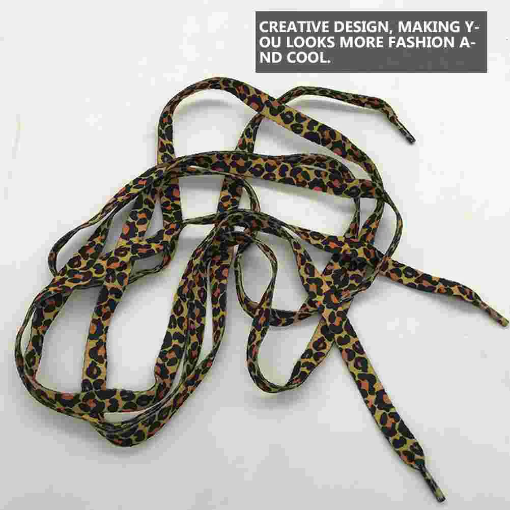 Cordones de leopardo fáciles de usar para hombres, corbatas de poliéster, celosía clásica, moda creativa, 2 pares