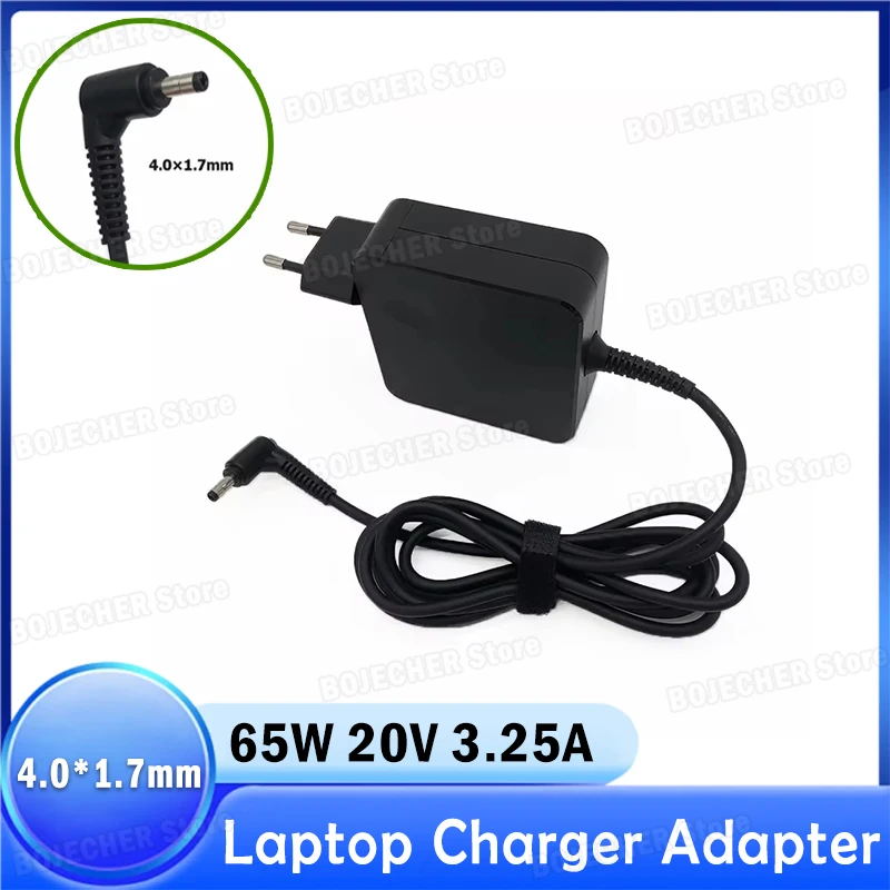 

Зарядное устройство для ноутбука 65 Вт, 20 В, 3,25 А, 4,0*1,7 мм, адаптированное для Lenovo YOGA 710 510-14ISK IDEAPAD 510S-14 XiaoXin 310, адаптеры питания