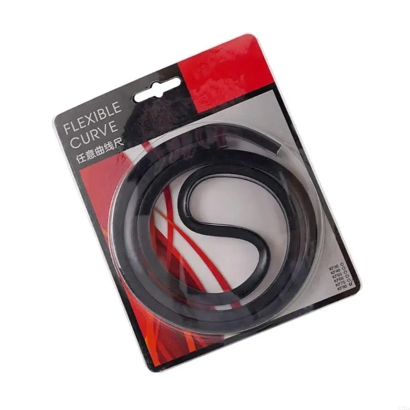 62KA Đường cong linh hoạt Thước đo có thể uốn cong thước đo Linh hoạt Vẽ các thước đo 30cm/40cm/50cm/60cm/75cm/90cm để vẽ