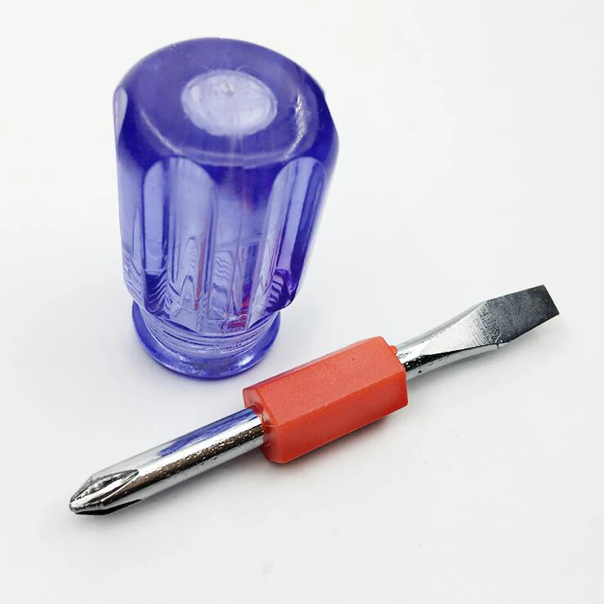 Dual Head Screwdriver Slotted Phillips Magnetic Driver Bits Hand Tool for Repairing Dual Purpose Manual Hardware Tools