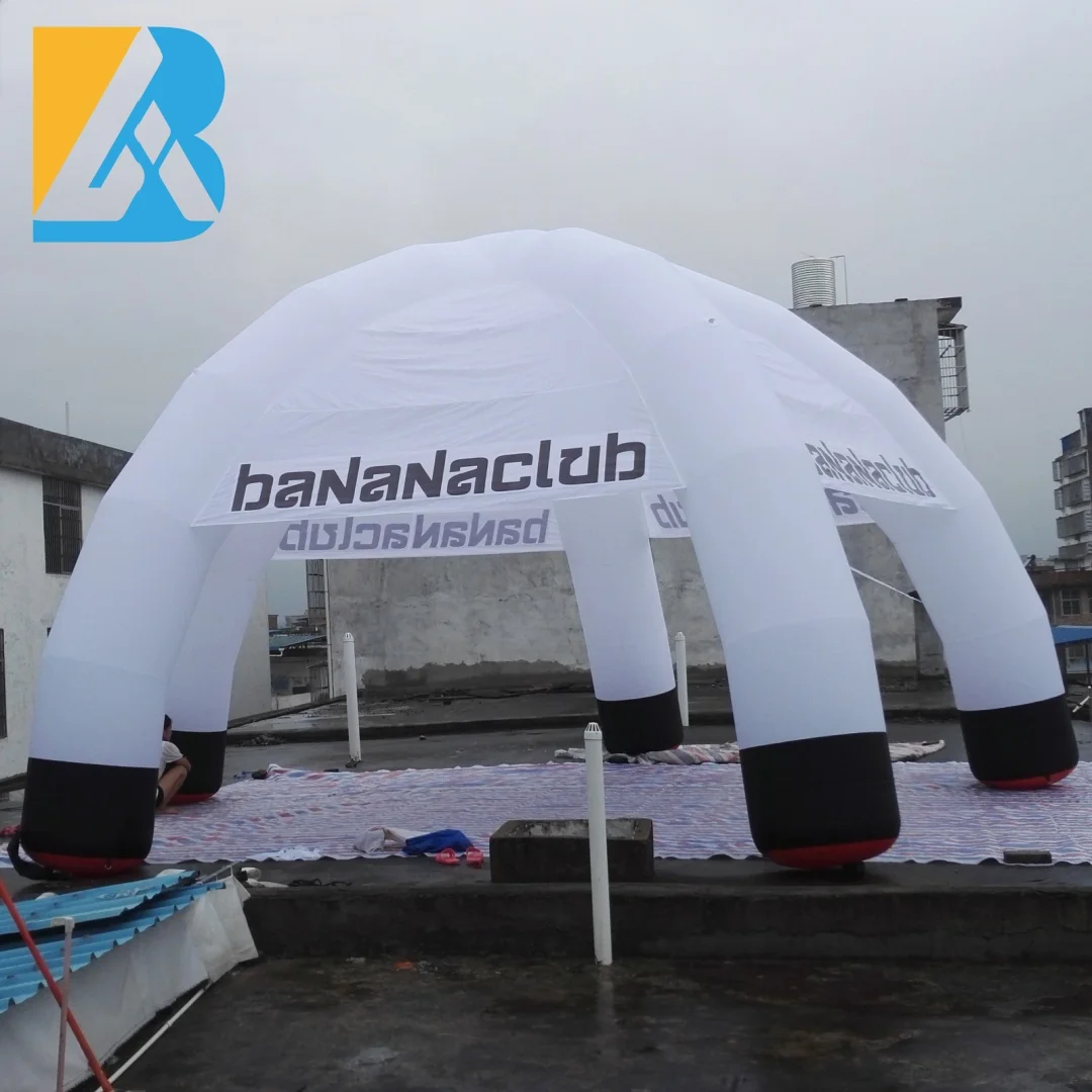 Op maat gemaakte opblaasbare displaytent Opblaasbaar evenementenpaviljoen voor reclameactiespeelgoed
