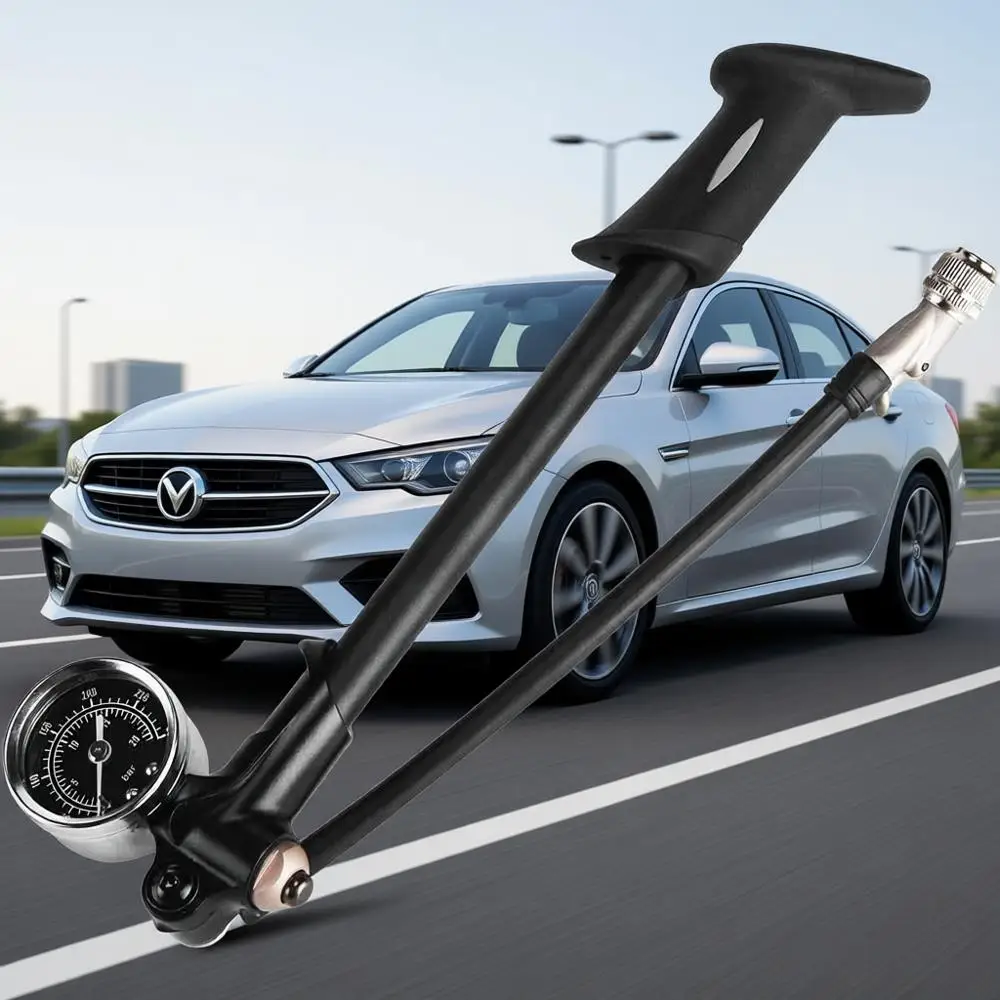 

Shock Pump, 300 PSI Max, No Air Loss, Black