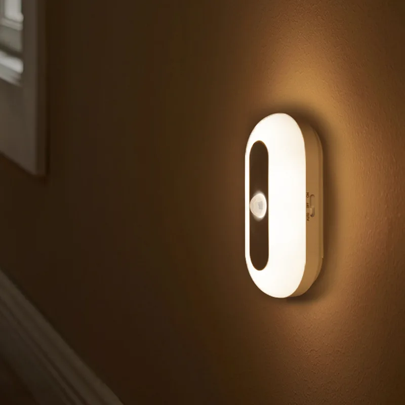 Charging night light Human body induction night   Baby feeding Bedside  Magnetic suction can be hung