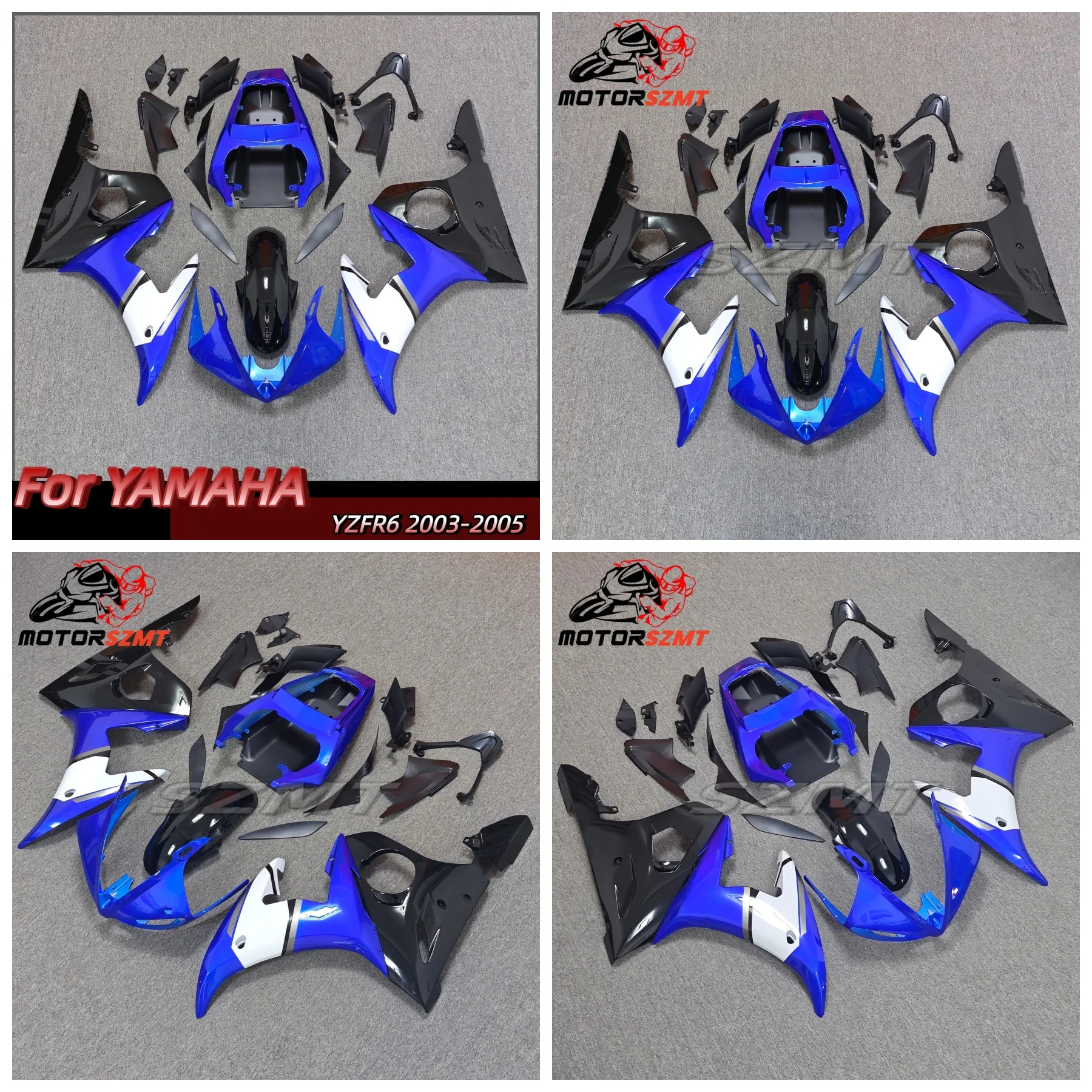 For YZFR6 YZF-R6 2003 2004 2005 Motorcycle Fairings Kit Accessories Shell Bodywork Set