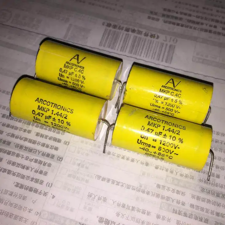 20pcs   Selected for AV Italy ARCOTRONICS MKP Series 0.47UF 1200V Tube Amp Coupling Capacitor