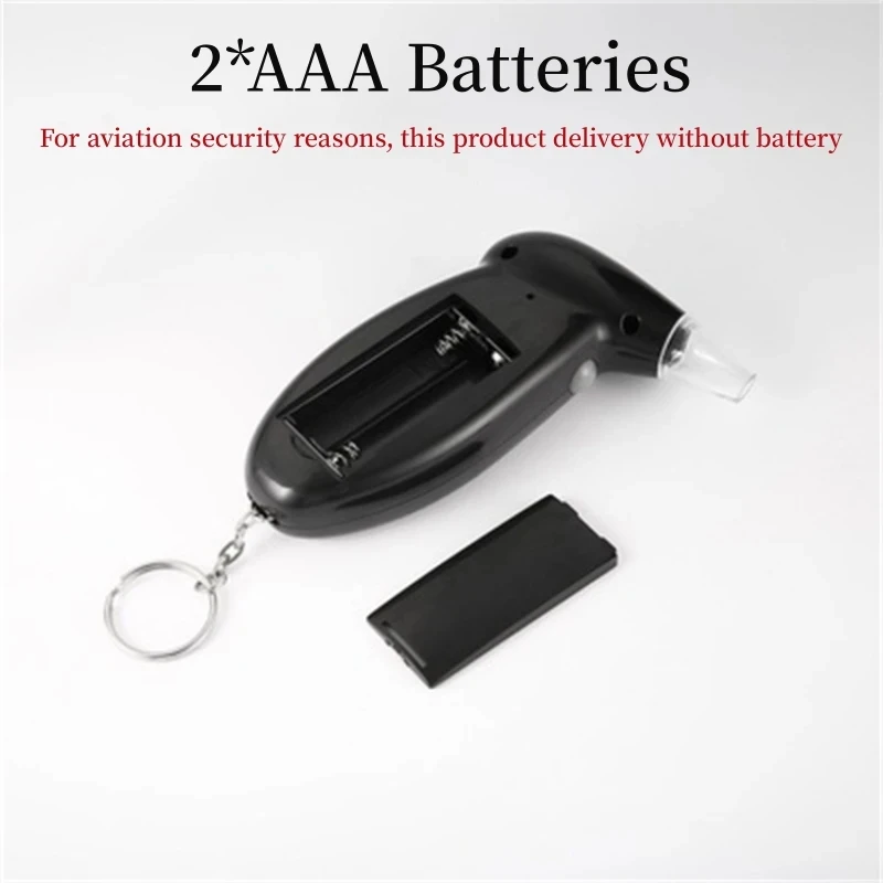 Portable Digital Display Alcohol Detector Breathalyzer Police Alcotester Backlight LED Display breathlyzer alcohol tester