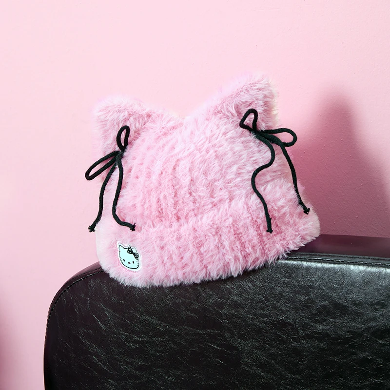 قبعة حفلات Hello Kitty اللامعة - أغطية رأس بتصميم لطيف لامع لعيد الميلاد، والحفلات التنكرية، والاحتفالات ذات الطابع #2