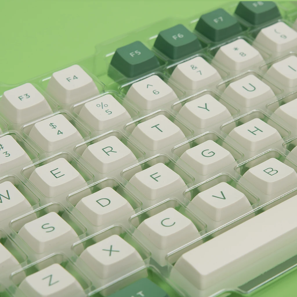 Imagem -05 - Akko Matcha Vermelho Bean Keycap Conjunto 217-chave Pbt Duplo-tiro Perfil Osa Teclado Mecânico Keycaps Compatível com Layouts Iso