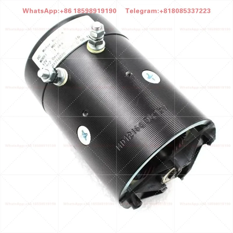 Electric Stacker Forklift DC24V Hydraulic Lift Motor Power Unit MD24220, 2.2KW All-Electric Motor Assembly for Pallet Truck