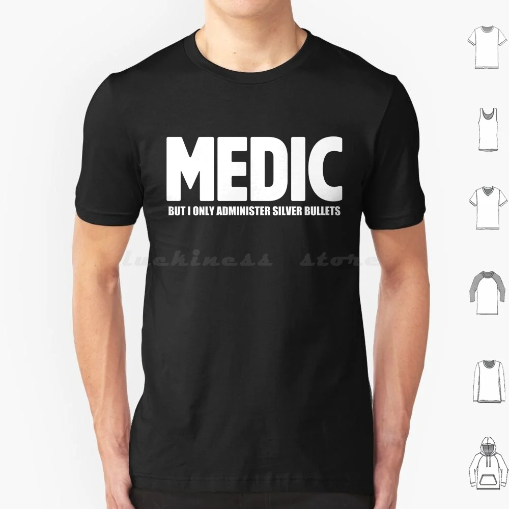 Медицинская серебряная пуля. Футболка 6xl, хлопковая крутая футболка, военная, военно-морская сила, корпус морской пехоты Usmc, ветеран, военный юмор, солдат