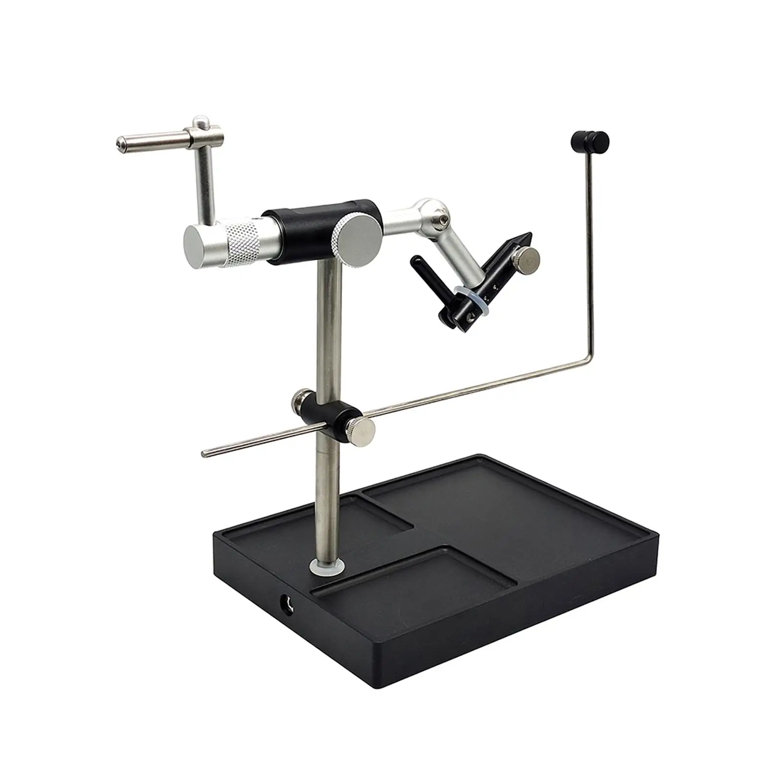 Fly Tying Vise with Pedestal Base Fly Tying Tool Adjustable Durable, Rotating