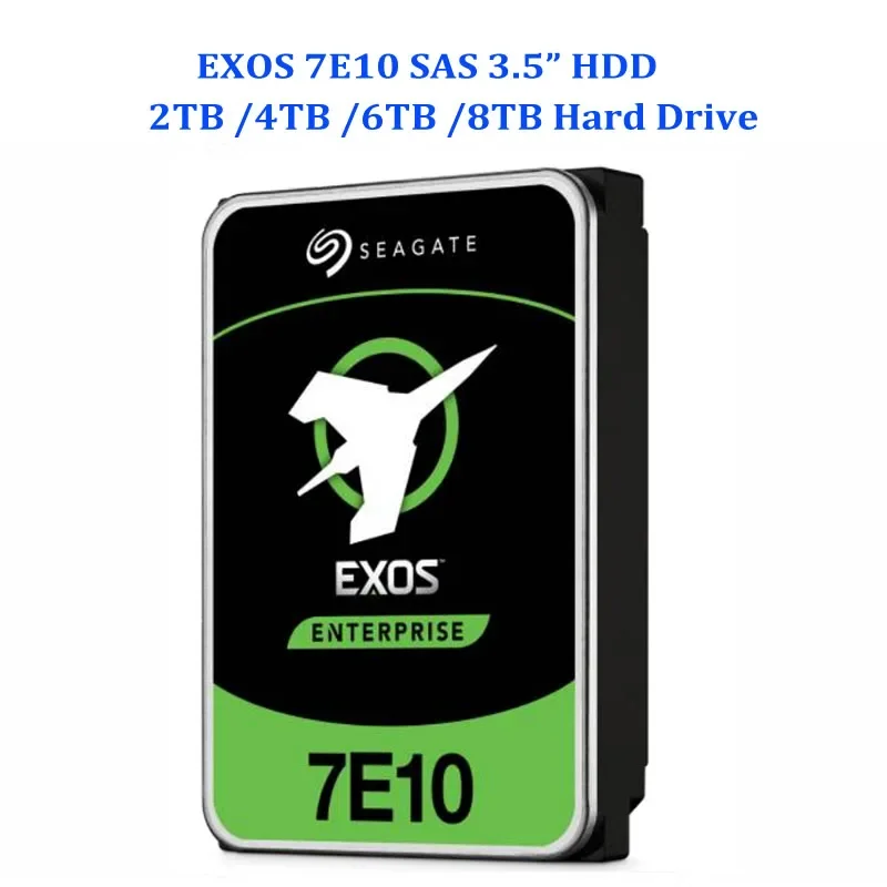 

Жесткий диск ST10000NM018B ST10000NM020B ST10000NM022B SEAGATE EXO 7E10 10TB SAS 12 GB/s 3,5 "HDD 7200RPM 256MB 512e/4kn