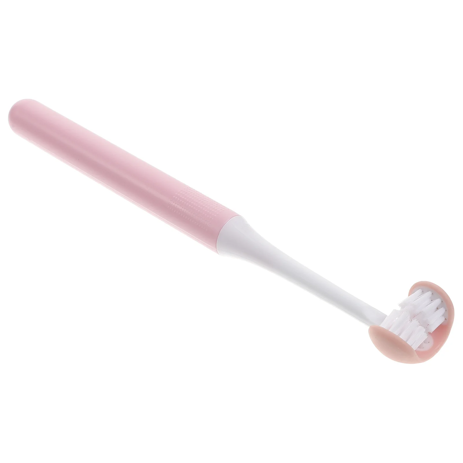 

-Around Toothbrush 3-Sided Design Plaque Removal Manual Tooth Cleaning Brush Adult Oral Care Toothbrush