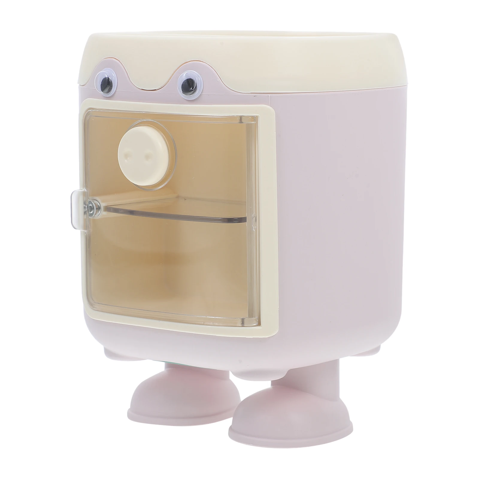 

Kawaii Cartoon Holder Cute Pink Desk ganizer Stationery Storage Box Pencil Container Grid Design Modern Tabletop Decor