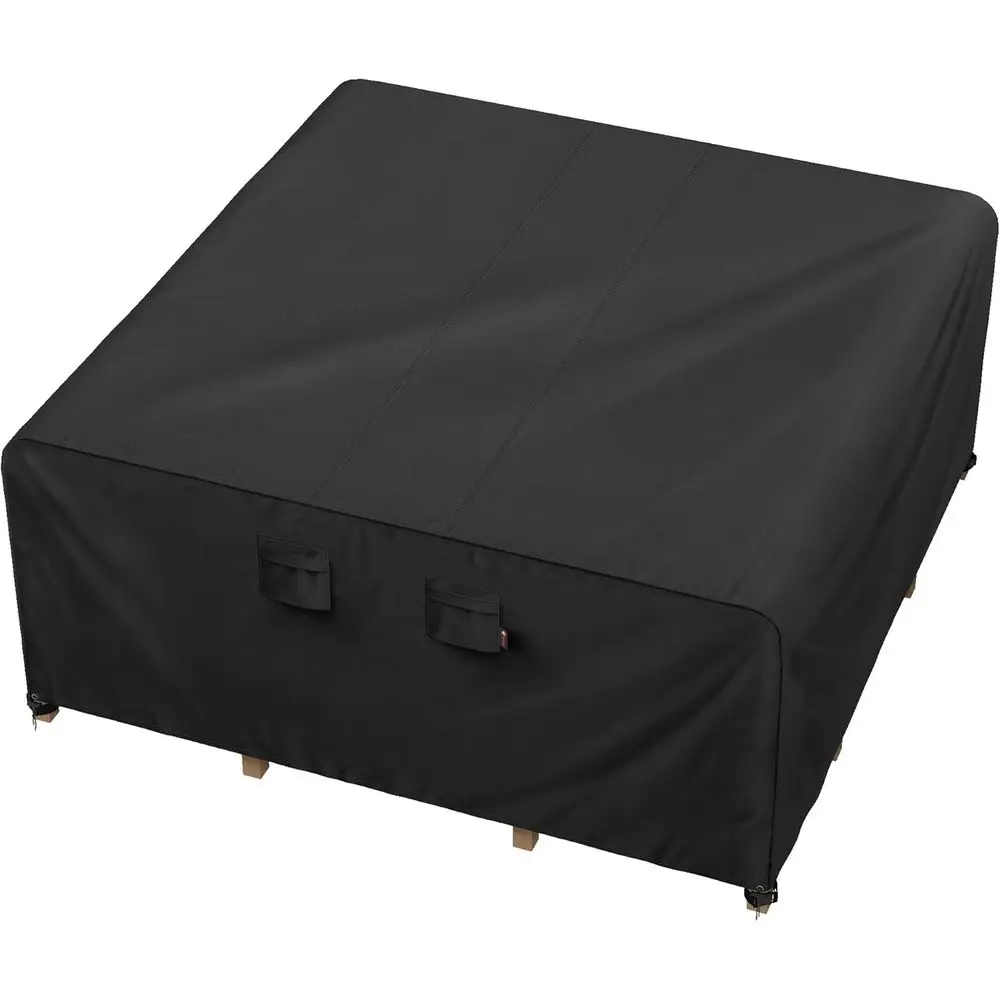 

Водонепроницаемый чехол для садовой мебели 76x76 дюймов, сверхпрочный 600D для обеденных гарнитуров и стульев для улицы