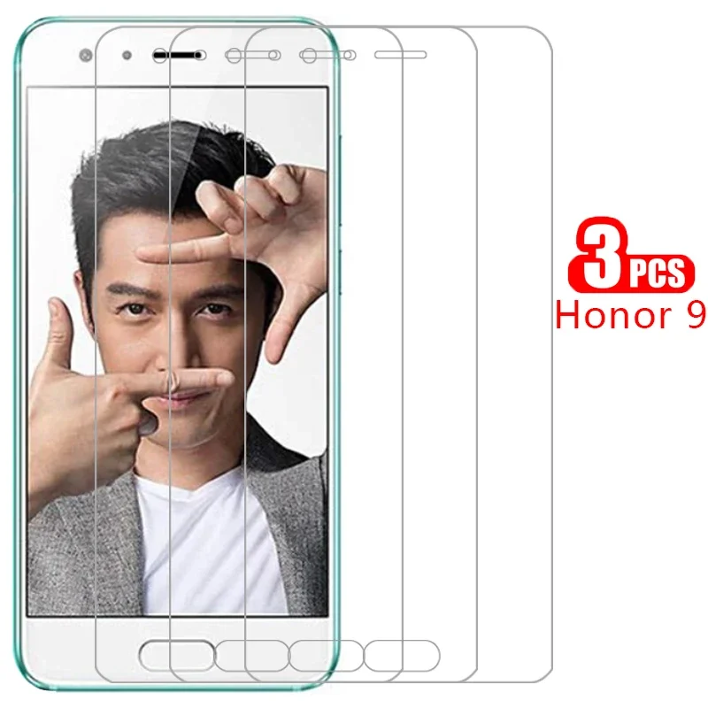 

protective tempered glass for huawei honor 9 screen protector on honor9 5.15 film huawey huwei hawei huawe honer onor honr hono