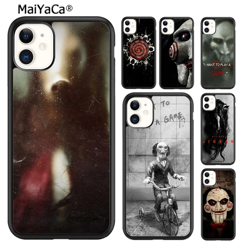 MaiYaCa Jigsaw Saw Phone Case Cover For iPhone 16 15 SE2020 6 6s 7 8 plus 11 12 mini 13 14 pro max plus shell  coque