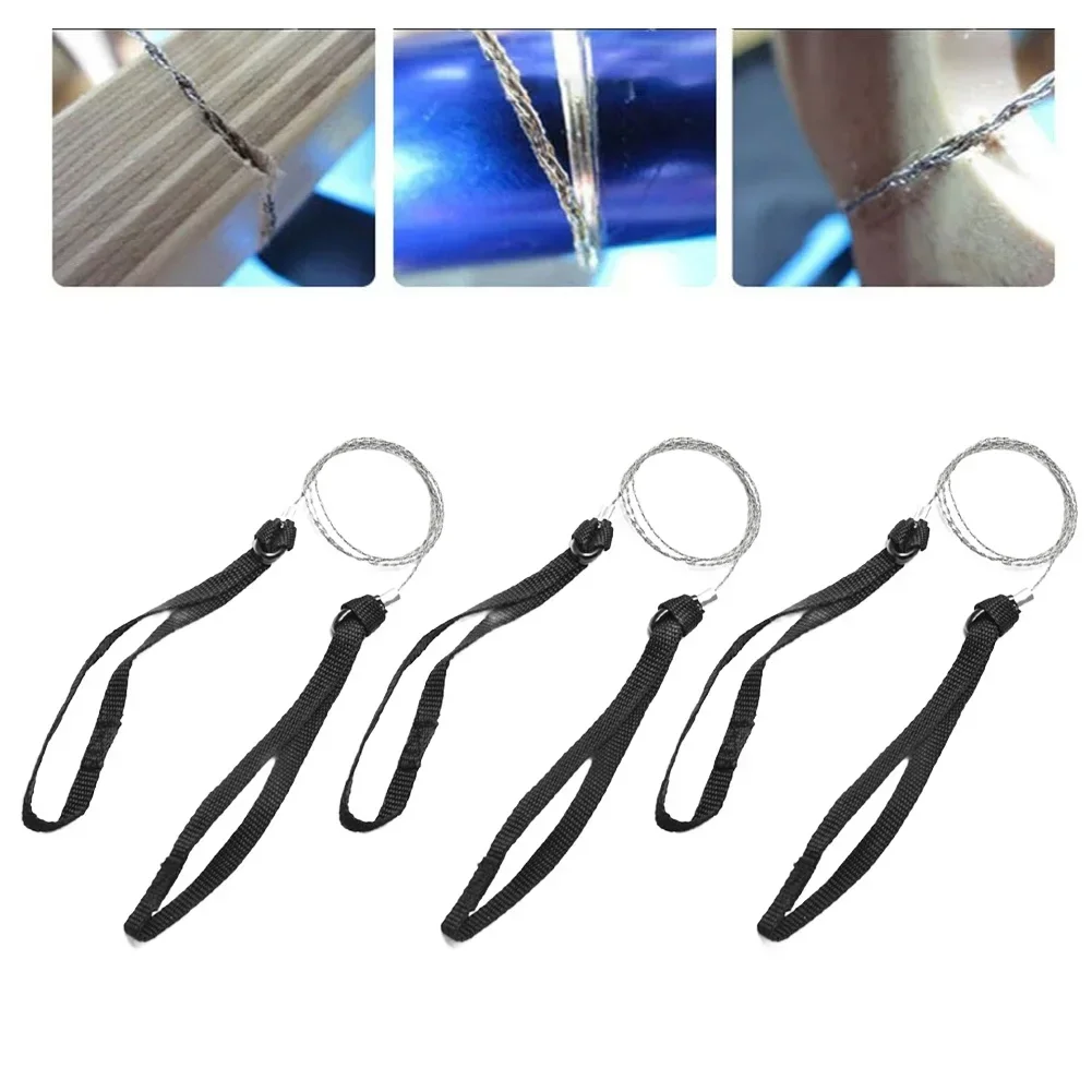Outdoor Cutting Tasks Wire Saw Kit Survival Wire Saw Efficient Wood Cutting Tool Efficient Cutting Action Device For Hiking