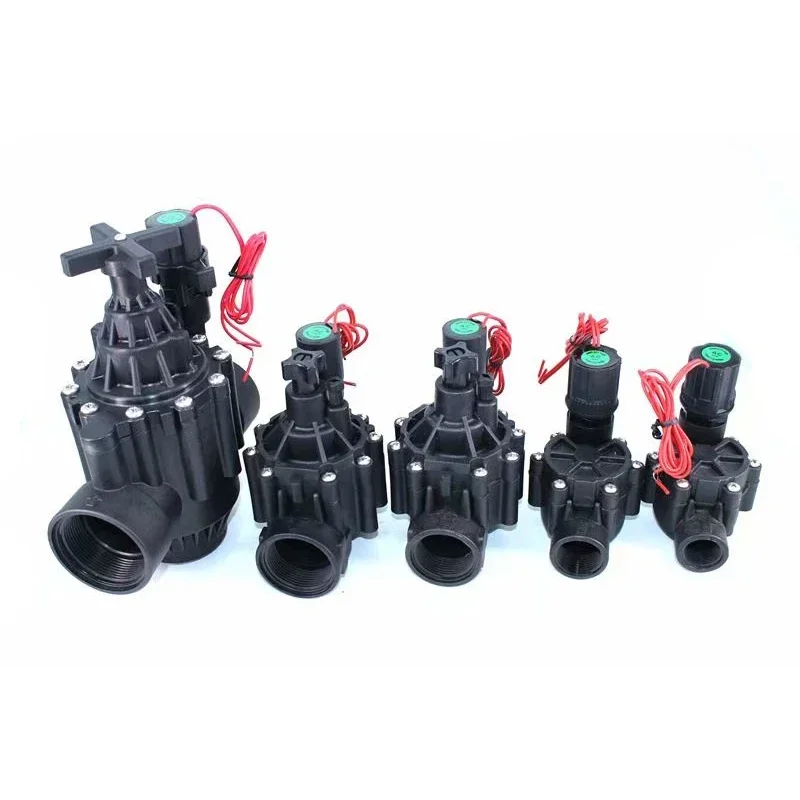 

3/4" 1" Normally Closed Solenoid Valve Water 220V 12V 24V Nylon Valve For Farm Garden Landscape Irrigation