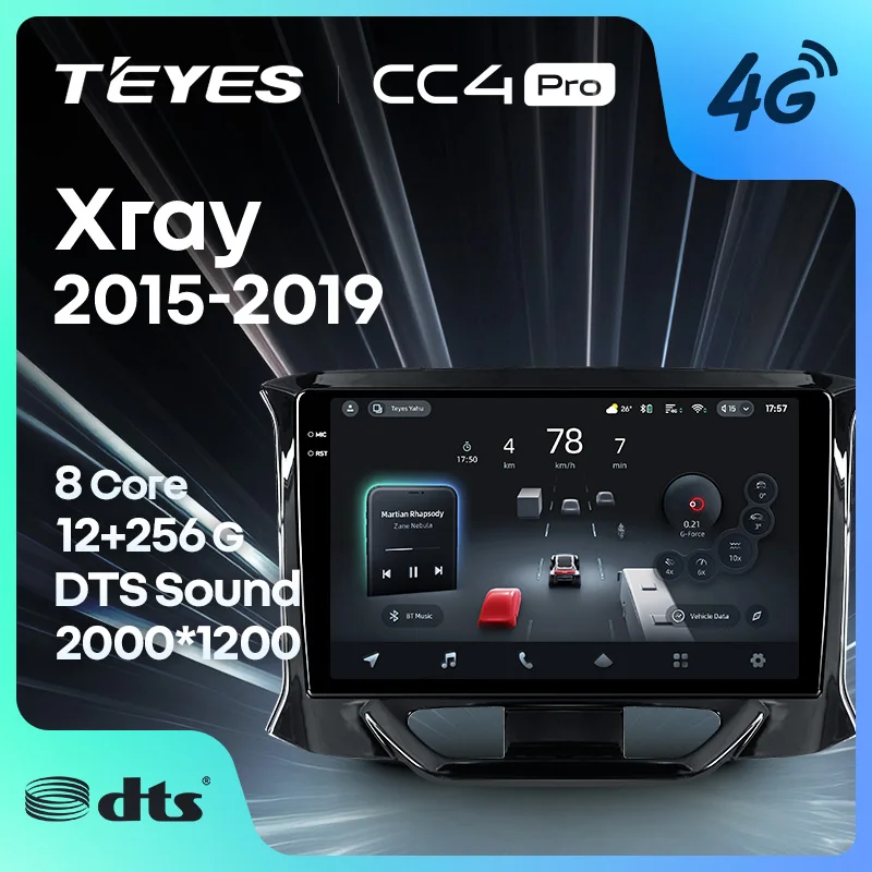 

TEYES CC4 PRO For LADA Xray X ray 2015 - 2019 CarPlay Android Auto 2DIN Autoradio Car play Radio Multimedia Stereo