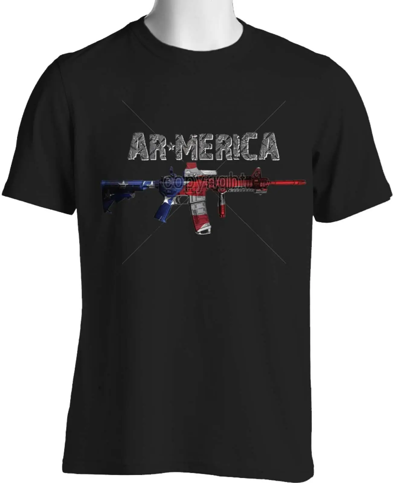 American AR15 Guns Weapons 2nd Amendment T Shirt Summer 100% Cotton O-Neck Short Sleeve Casual Mens T-shirt