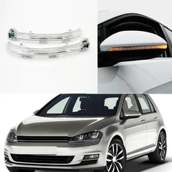 Car Liights For VW Golf 7 MK7 GTD GTI 2013 2014 2015 2016 2017 Car-Styling Car Rear LED Mirror Turn Signal Indicator Light Lamp