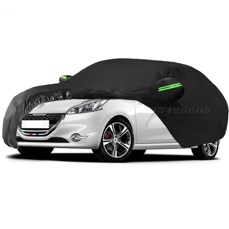 Per Peugeot 208 E-208 Copertura Completa per Auto Protezione Esterna Telo Copriauto Antineve Parasole Impermeabile Antipolvere Accessori Auto Esterni