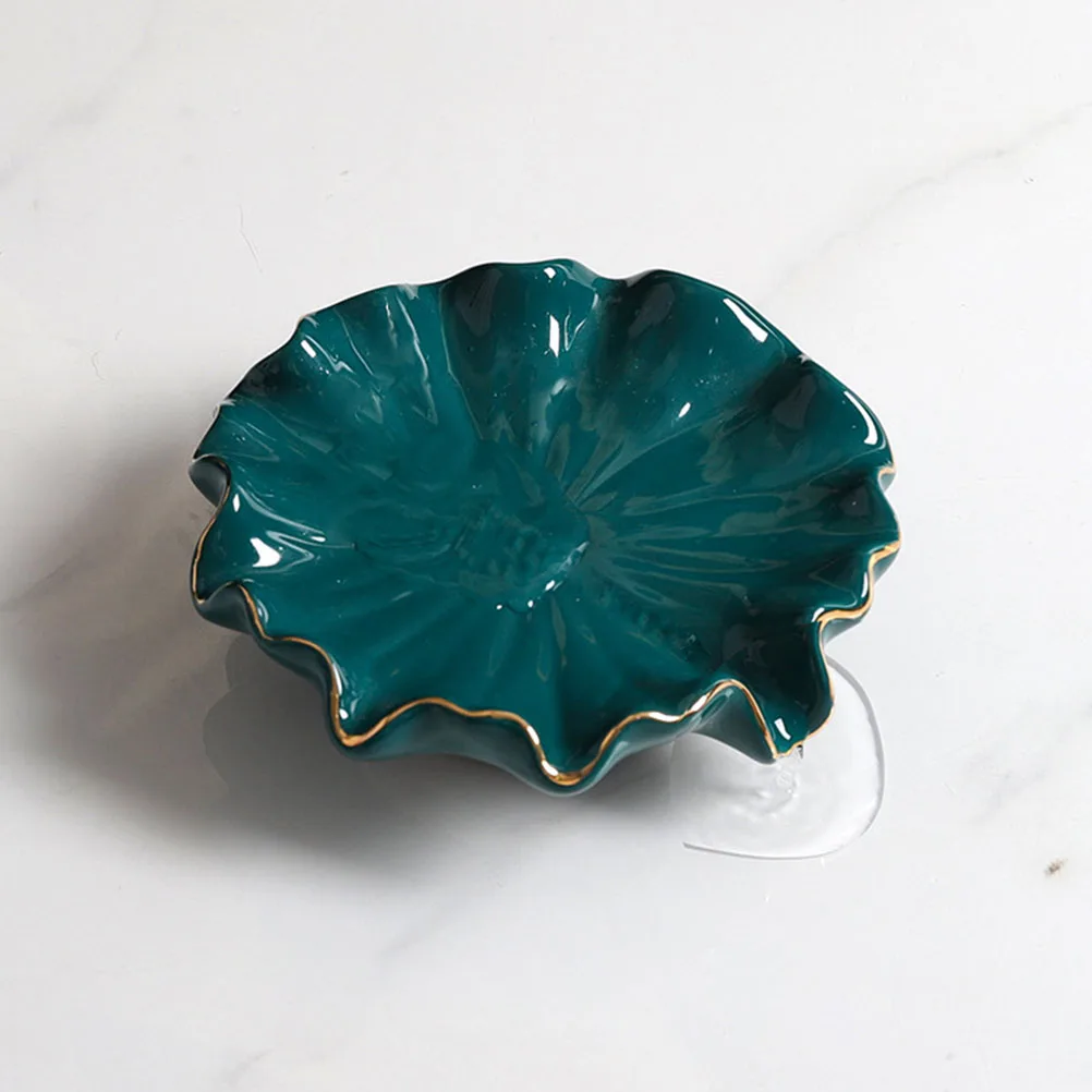 

Ceramic Draining Soap Box for Bathroom Kitchen Shower Use - Rustproof Soap Stand Holder Storage Organizer Bathroom Accessory