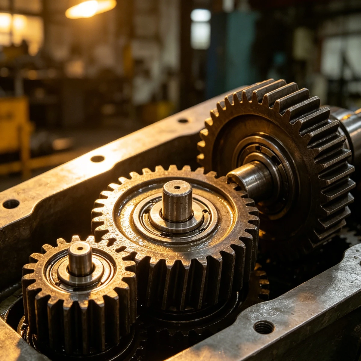 Spur Gear Pinion 1.5 Module 1.5M 56T-66T 45# Carbon Steel Tooth Hardened Straight Teeth CNC Transmission Gear