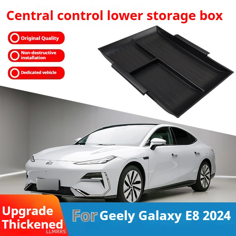 For 2024 Geely Galaxy E8 central control lower storage box car built-in storage box car modification accessories