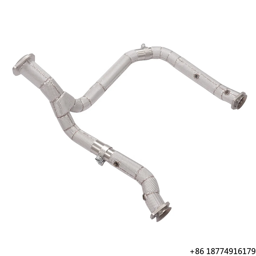 

Staight-through Downpipe for Dodge RAM 1500 5.7L 2019-2023 Stainless Steel Header Pipes with Heat shields