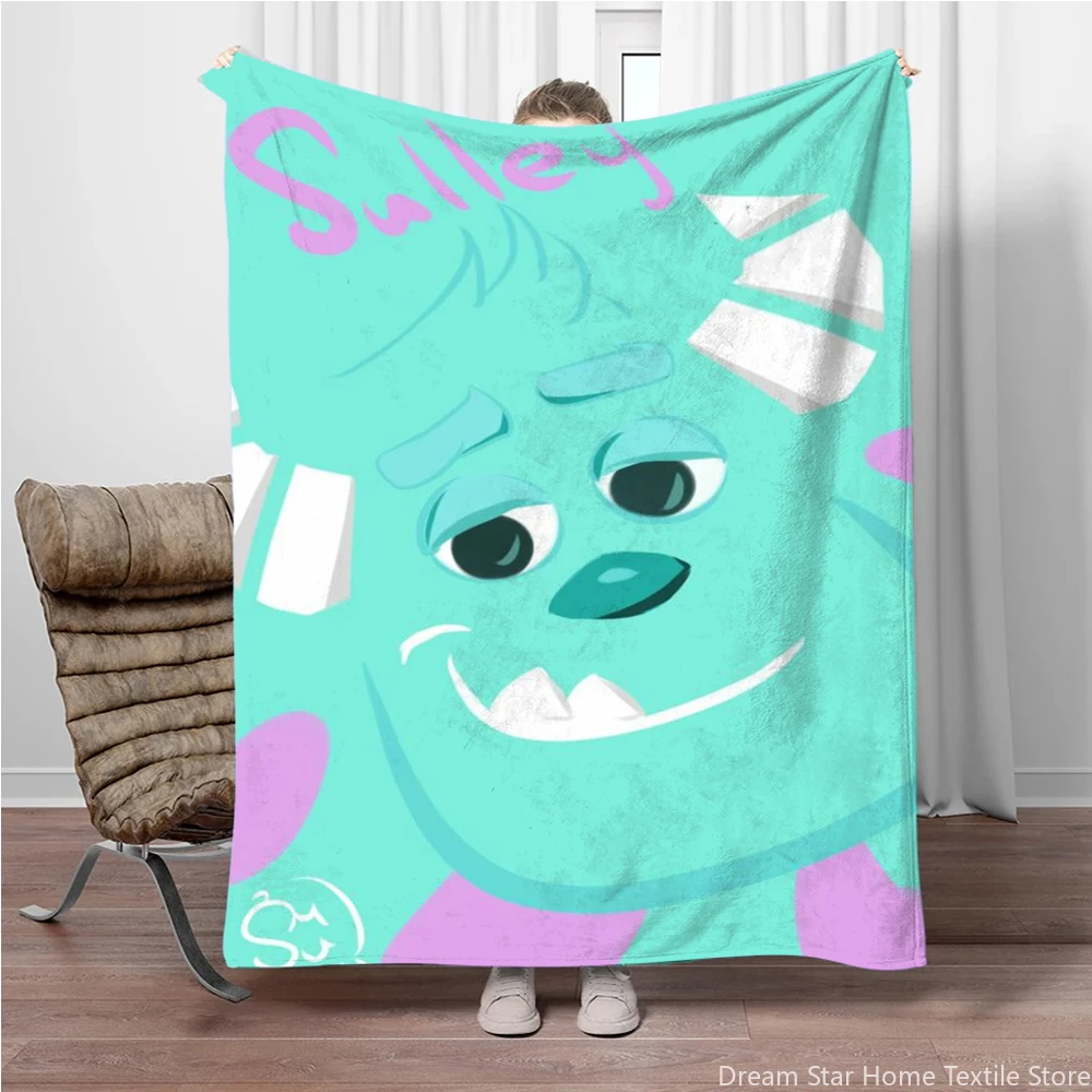 

31 Style Disney Monster Inc Anime Printed Flannel Blanket Warm and Comfortable For Bedroom Sofa Bed Chair Picnics Outdoor Trip