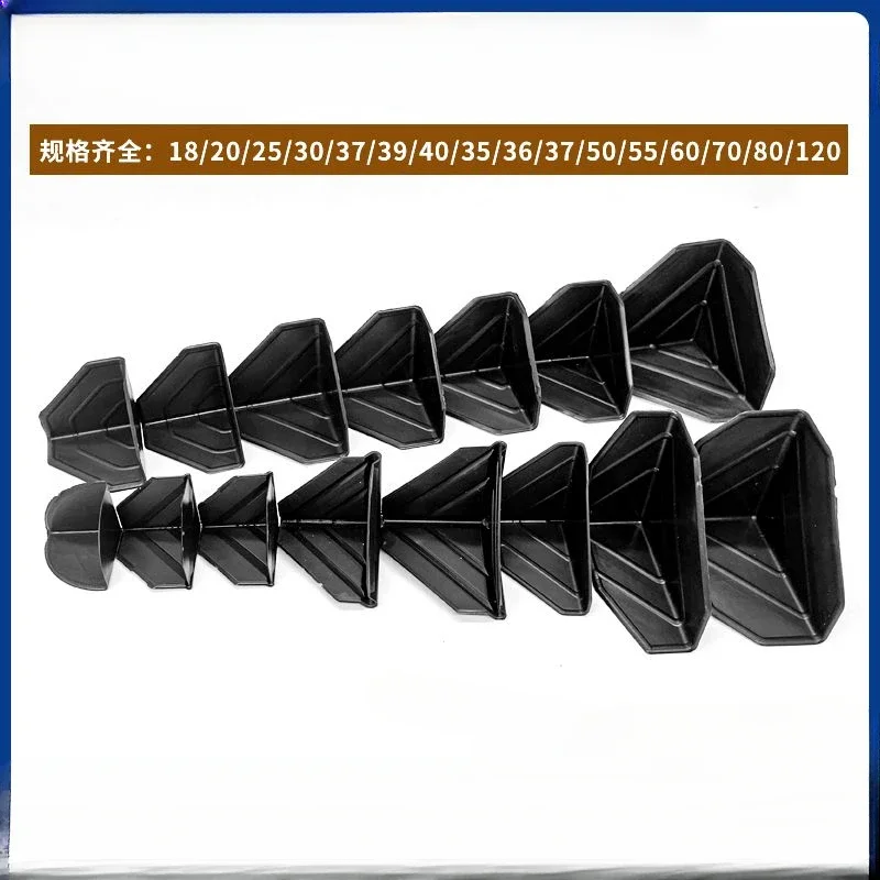 

50pcs Black Triangular Corner Protectors Thick Anti-collision Corner Protector Furniture Express Box Corner Protection Cover