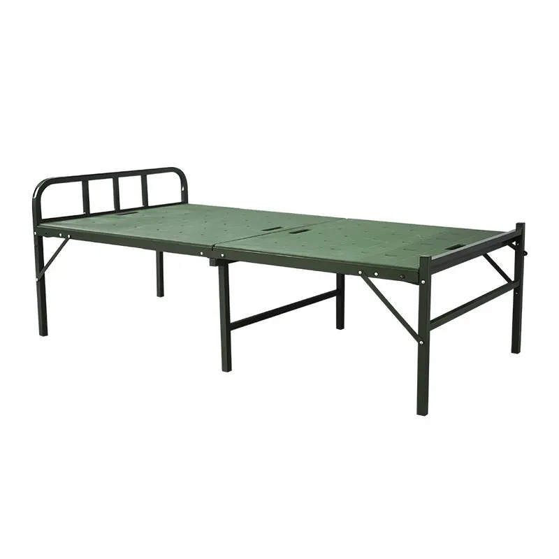 

China Factory Supply High Quality Green Camp Beds Folding Bed