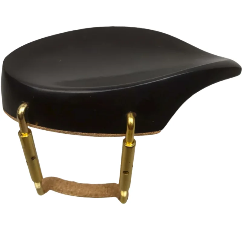 

Ebony Rosewood Violin Chinrest 4/4 Chin Rest installed Metal Clamp Breaket