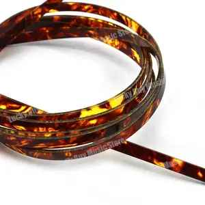 Binding Body Guitar Project Purfling Strip, Cool Guitar Parts, Celluloid, Shell Red Turtle, 1650x2, 4, 5x1.5mm 10 Main Sales Body Guitar - №6