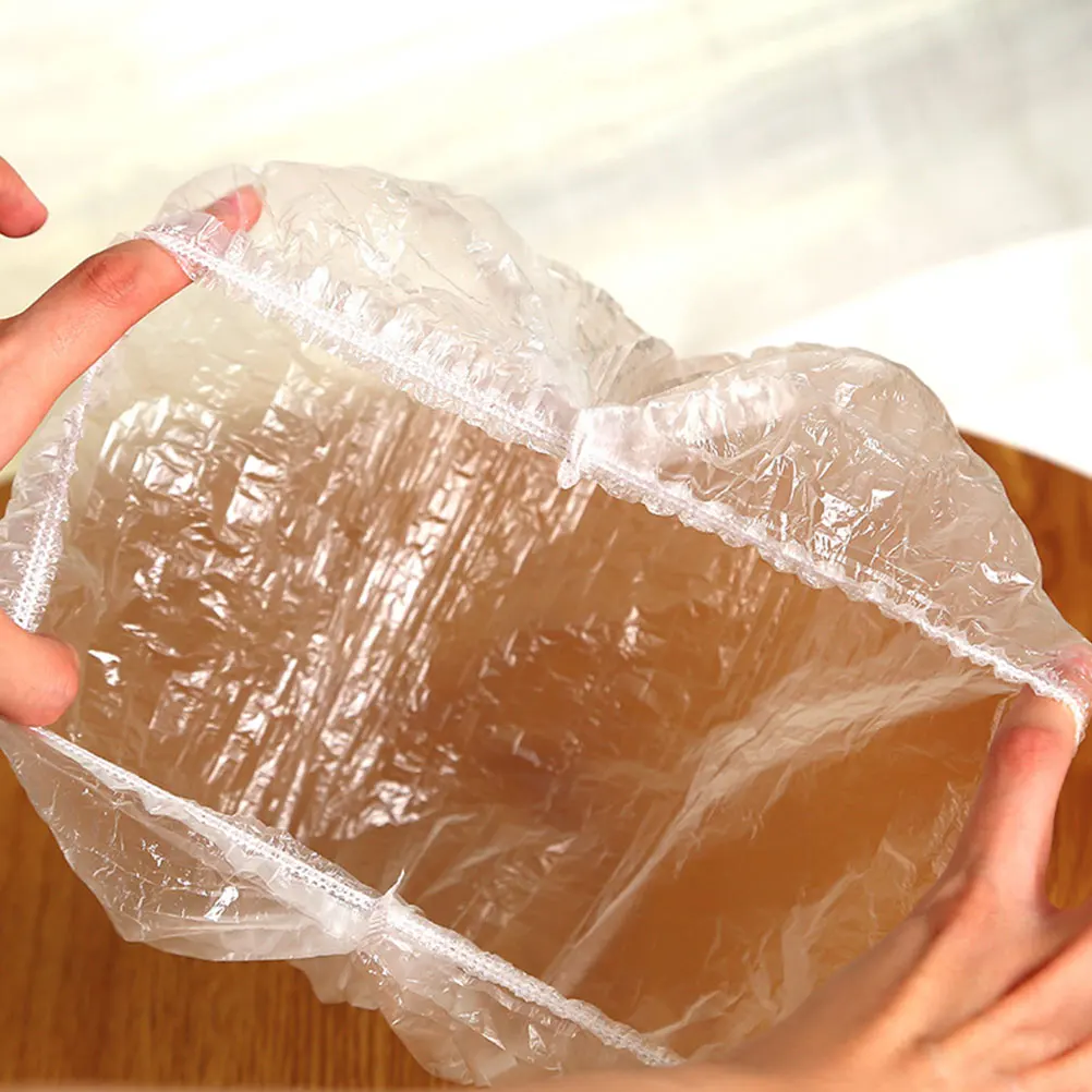 

100 Pcs Swimming Cap Caps Waterproof Bath Bathing Shower Disposable for Women White Hat