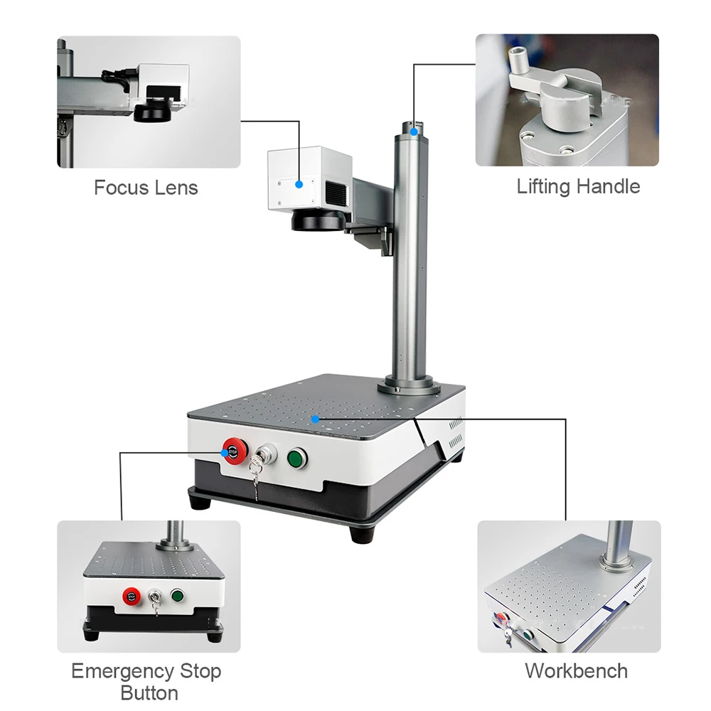 Mini Laser Engraving Marking Machine Etching Carving For Metal Stainless Steel Aluminum Iron Copper Laser Engraver Etcher