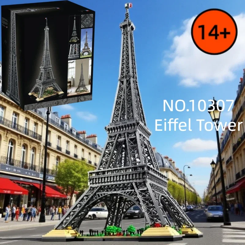 10001PCS Eiffel Tower Building Blocks Bricks Home Decor Toy Kids Adults Birthday Christmas Gifts