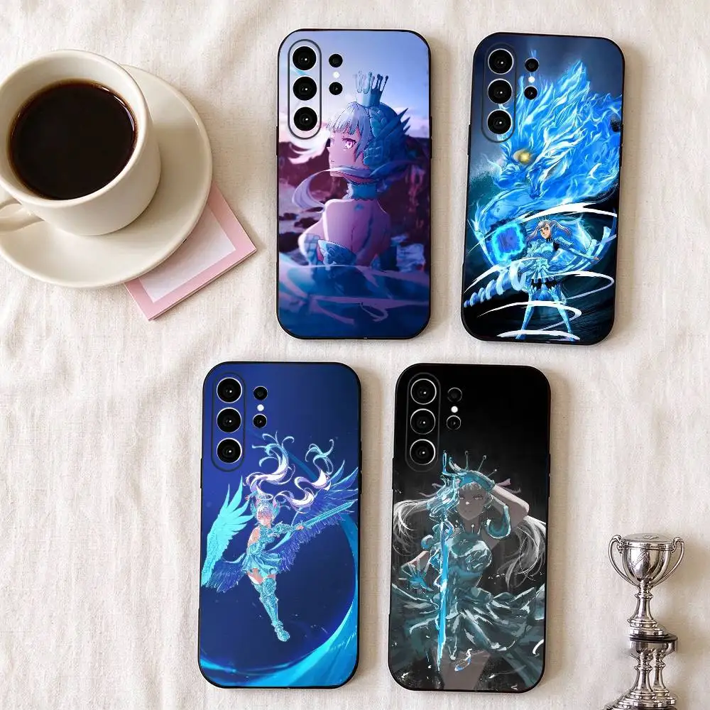 Black Clover Noelle Silva  Phone Case For Samsung S26,S25,S24,S23,S22,S21,S30,Ultra,Plus,Fe,Soft Silicone Black Cover
