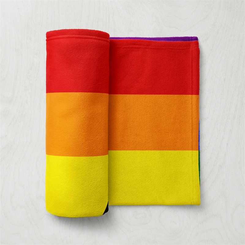 Gaslight Gatekeep Girlboss Progress Pride Flag American Throw Blanket for Women Men Girls Boys Kids Pets Dogs Cats Couch