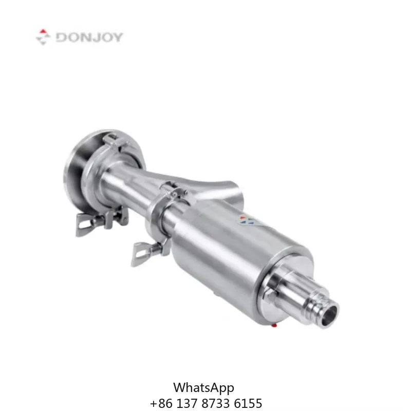 DONJOY Manual 45 Degree Elbow Inside Open Outside Open Stainless Steel Pneumatic Tank Bottom Valve Tank Bottom Valve