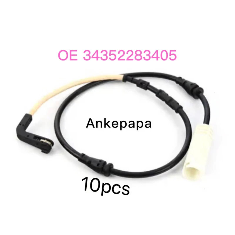 10PCS OE 34352283405 Front Right Brake Pad Sensor for BM 3 Series E90 E92 E93 M M3 Car Brake Pad Wear Warning Wire Line