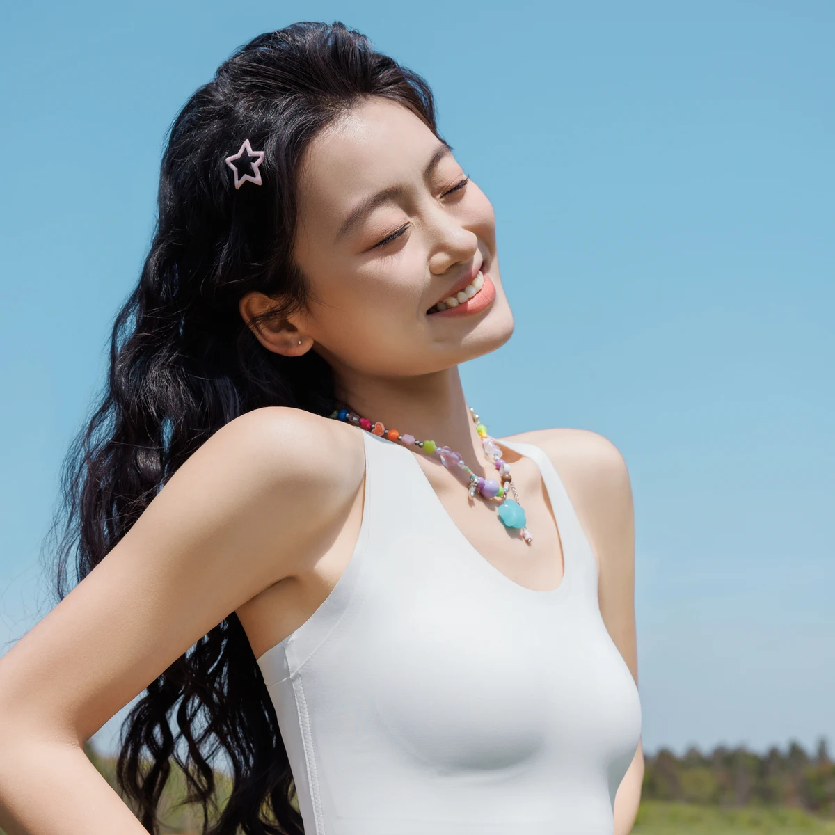 

3D Shapewear Design Sports Bra - Breathable & Supportive Workout Tank Top with U-Neck for Slimming Fit