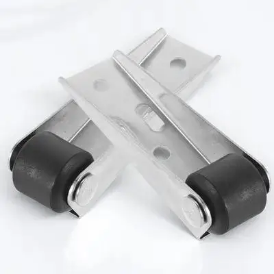 

2 Sets Sliding Track Wheel For Wooden Door Replacement Support Pulley With Sinking Directional Design For Garden Gate Yard Fence
